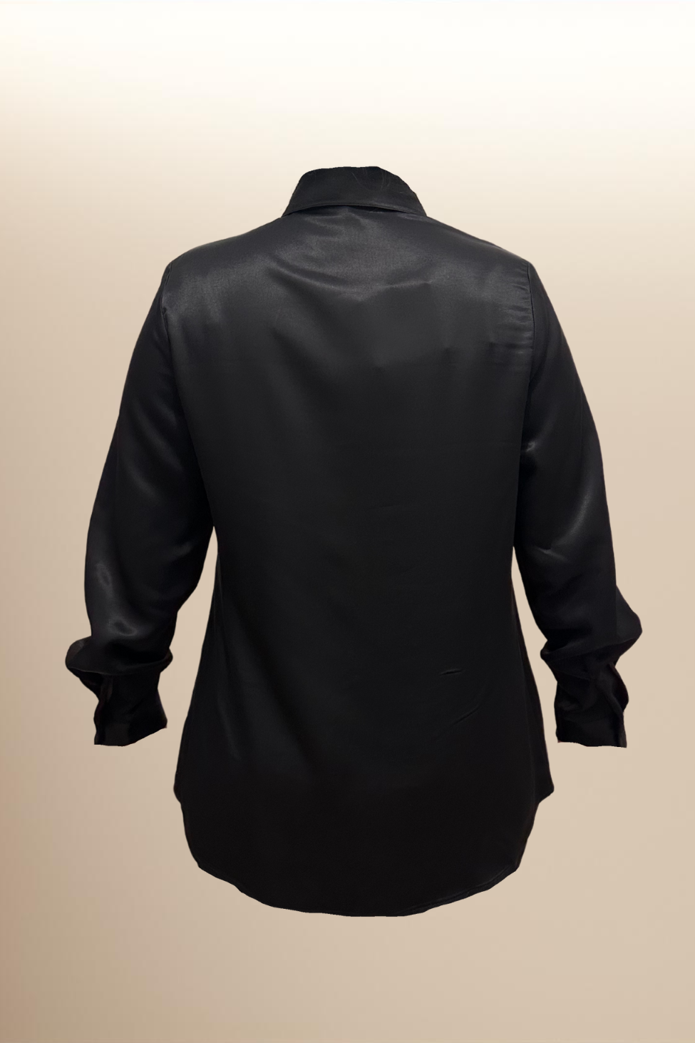 Chemise satinée - Noir