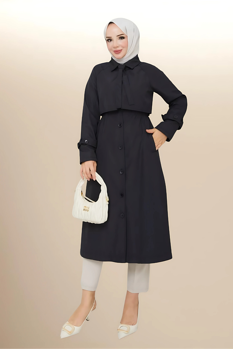 Trench de pluie - Noir