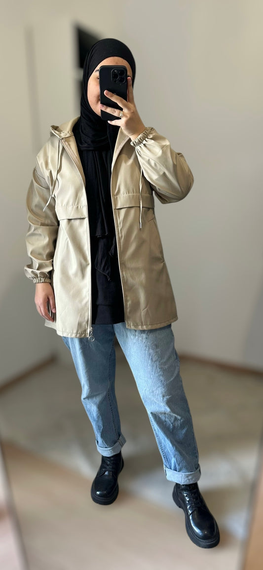 Veste de pluie - Beige