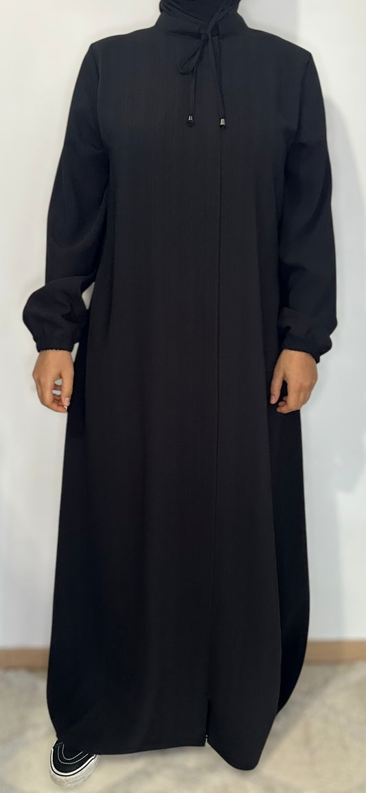 Abaya fine - Noir