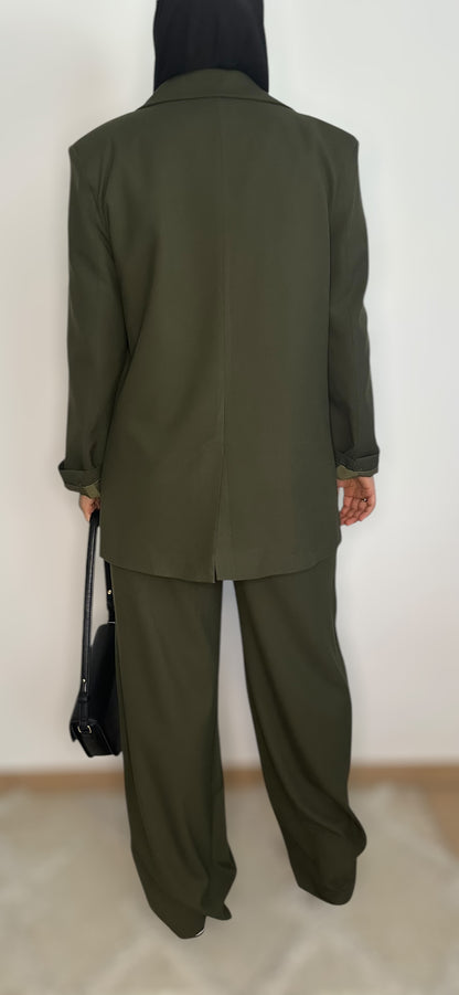 Ensemble blazer 3 pièces - Kaki