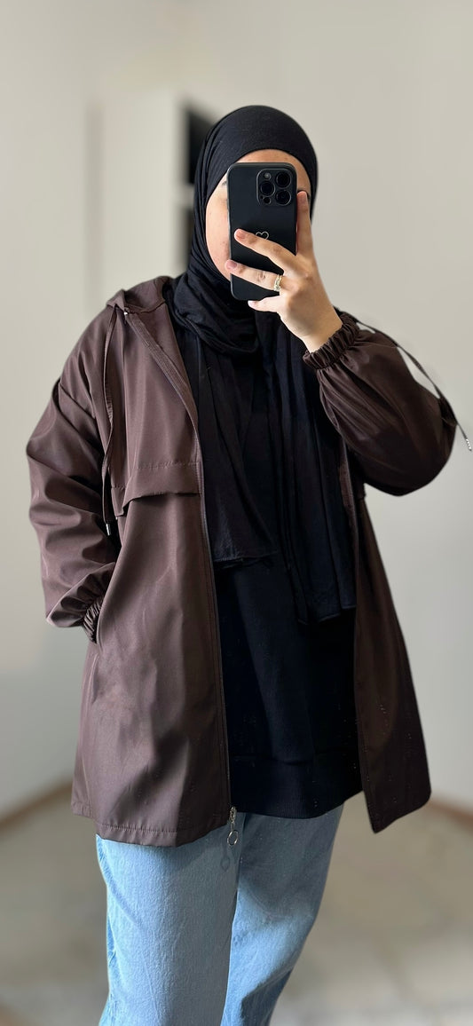 Veste de pluie - Marron