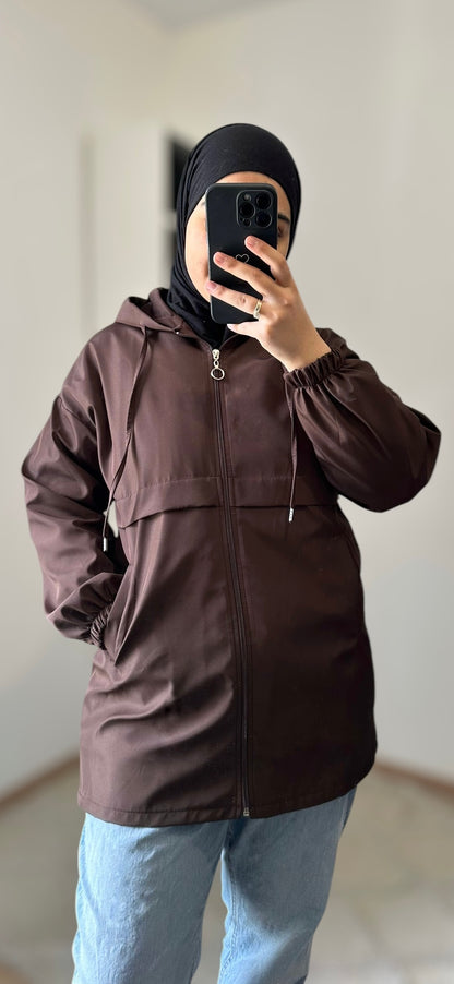 Veste de pluie - Marron