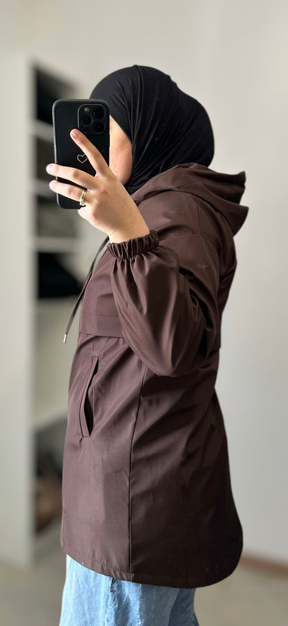 Veste de pluie - Marron