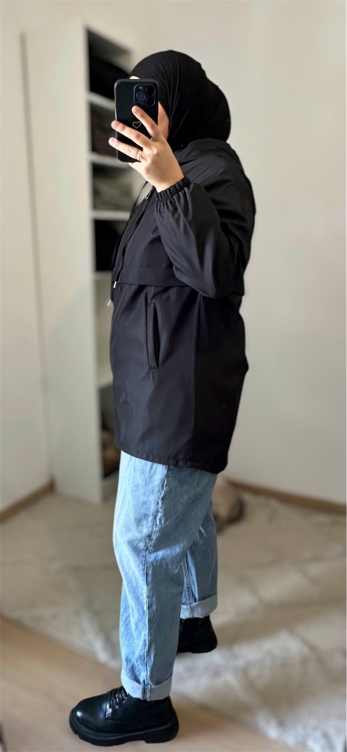 Veste de pluie - Noir