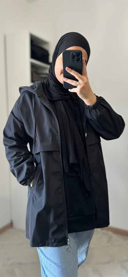 Veste de pluie - Noir